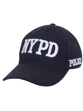 Navy NYPD with White Lettering Hat baseball cap unisex NWT